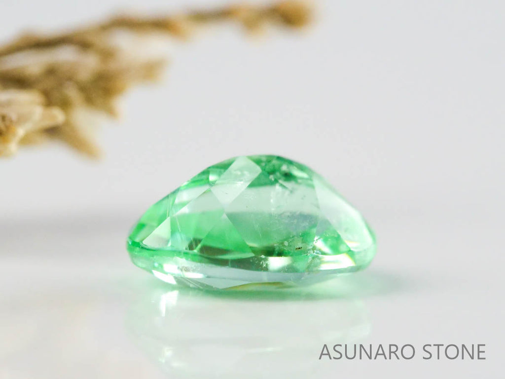 シーフォームトルマリン 　オーバルカット 　アフガニスタン産  0.56ct　【221214-1209】