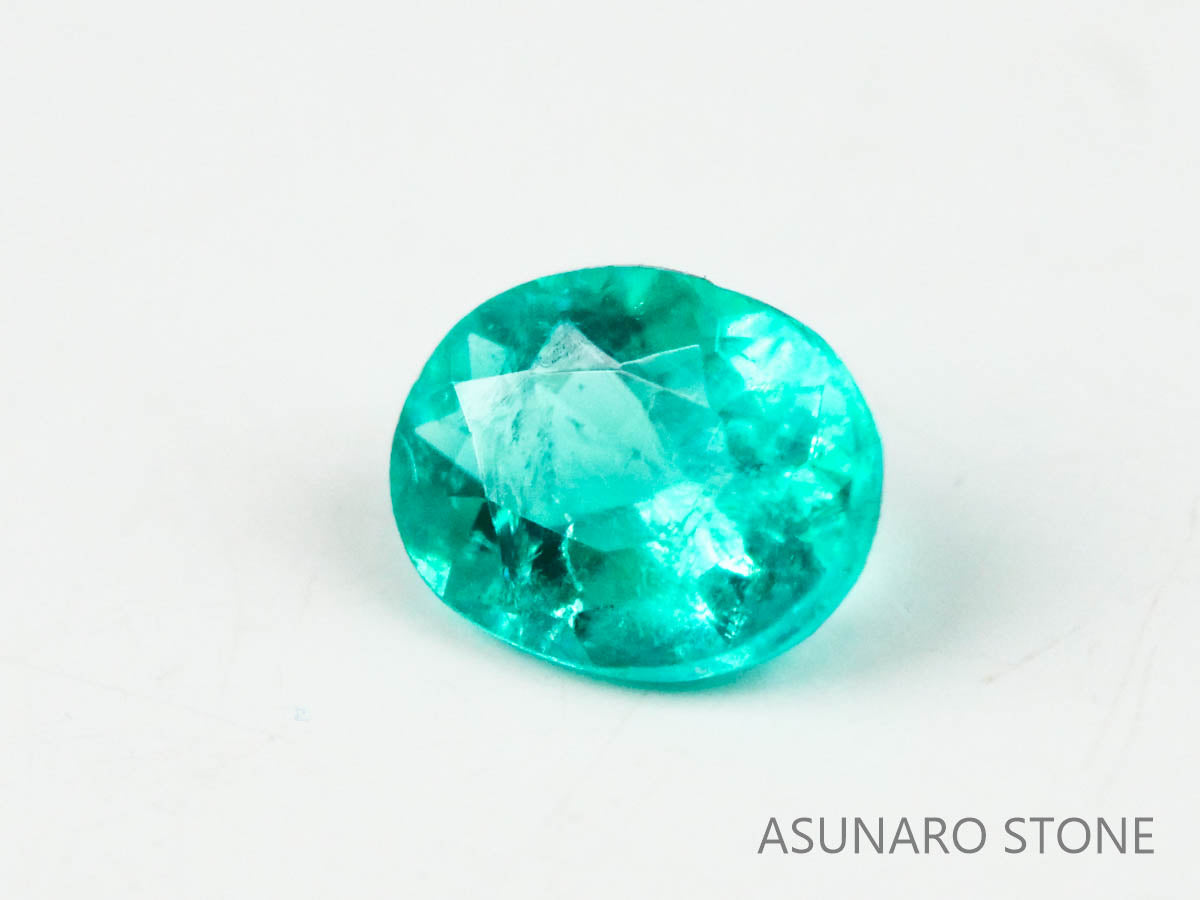 パライバトルマリン　オーバルカット ブラジル産　0.05ct   【221019-1215】