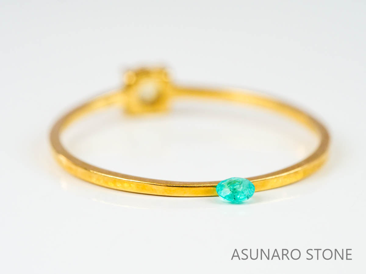 パライバトルマリン　オーバルカット ブラジル産　0.04ct 【221019-1218】