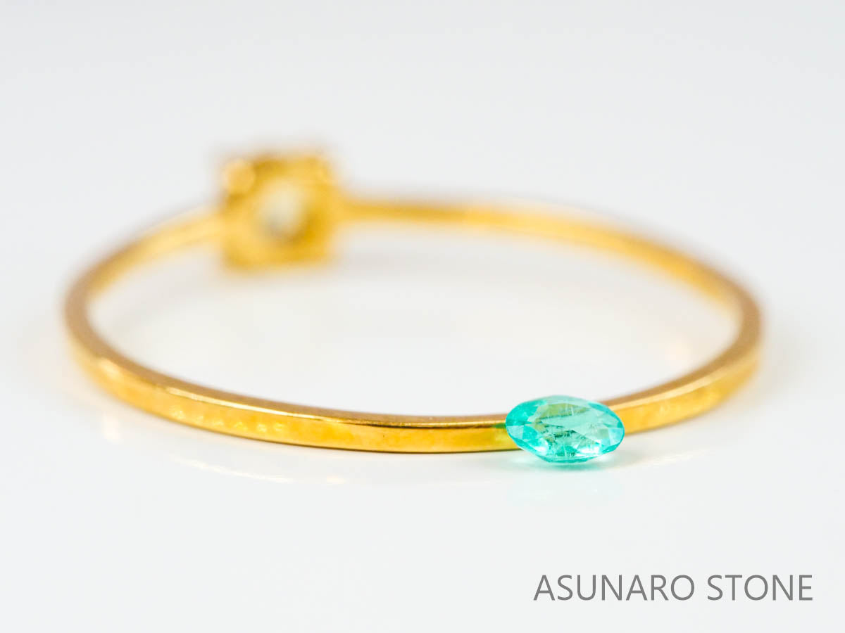 パライバトルマリン　オーバルカット ブラジル産　0.07ct 【221019-1221】