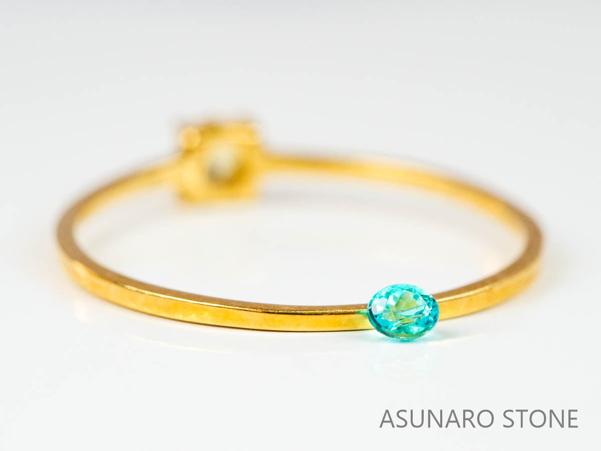 パライバトルマリン　オーバルカット ブラジル産　0.06ct   【221019-1225】