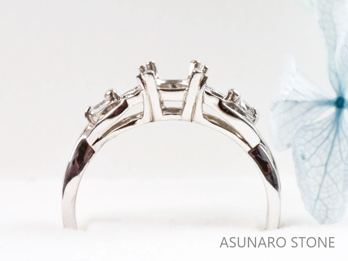 【お仕立て用】空枠番号：5151I　リング枠【オーダージュエリー用】