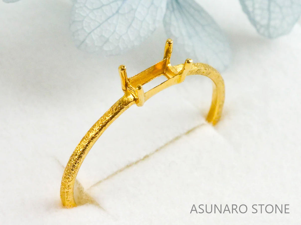 【お仕立て用】空枠番号：S29A　約1.1mm幅　スターダスト　リング枠　ダイヤなし【オーダージュエリー用】