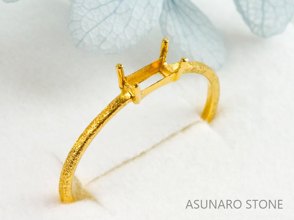 【お仕立て用】空枠番号：S29A　約1.1mm幅　スターダスト　リング枠　ダイヤなし【オーダージュエリー用】