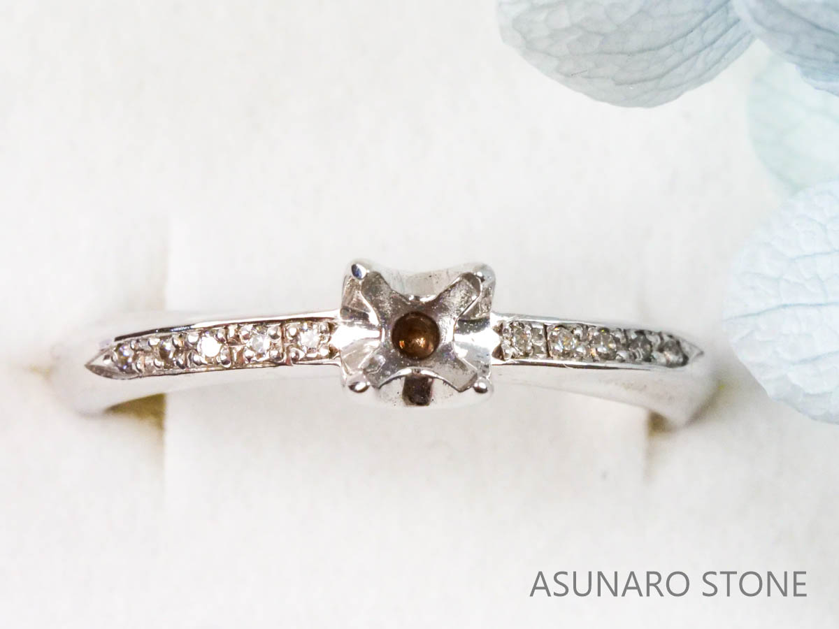 【お仕立て用】空枠番号：3852C リング枠【オーダージュエリー用】