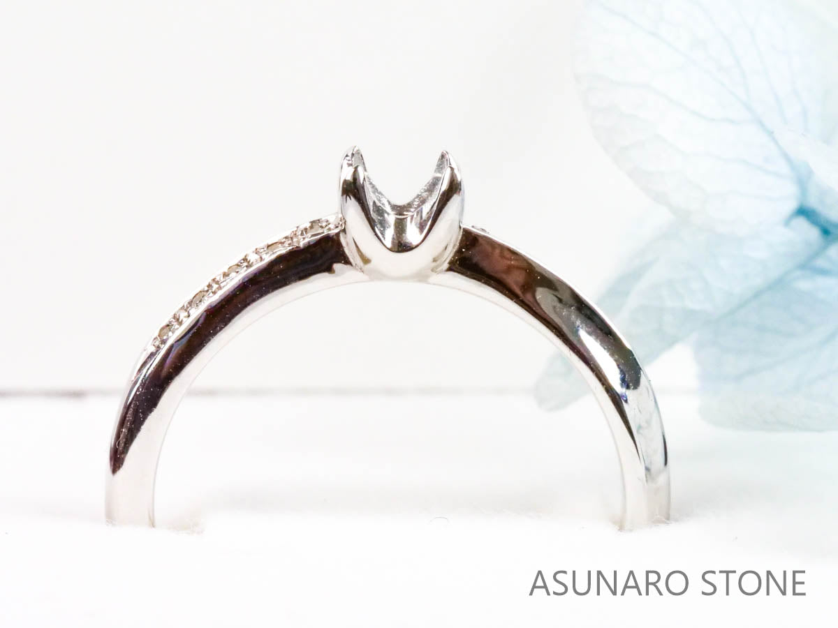 【お仕立て用】空枠番号：3852C リング枠【オーダージュエリー用】