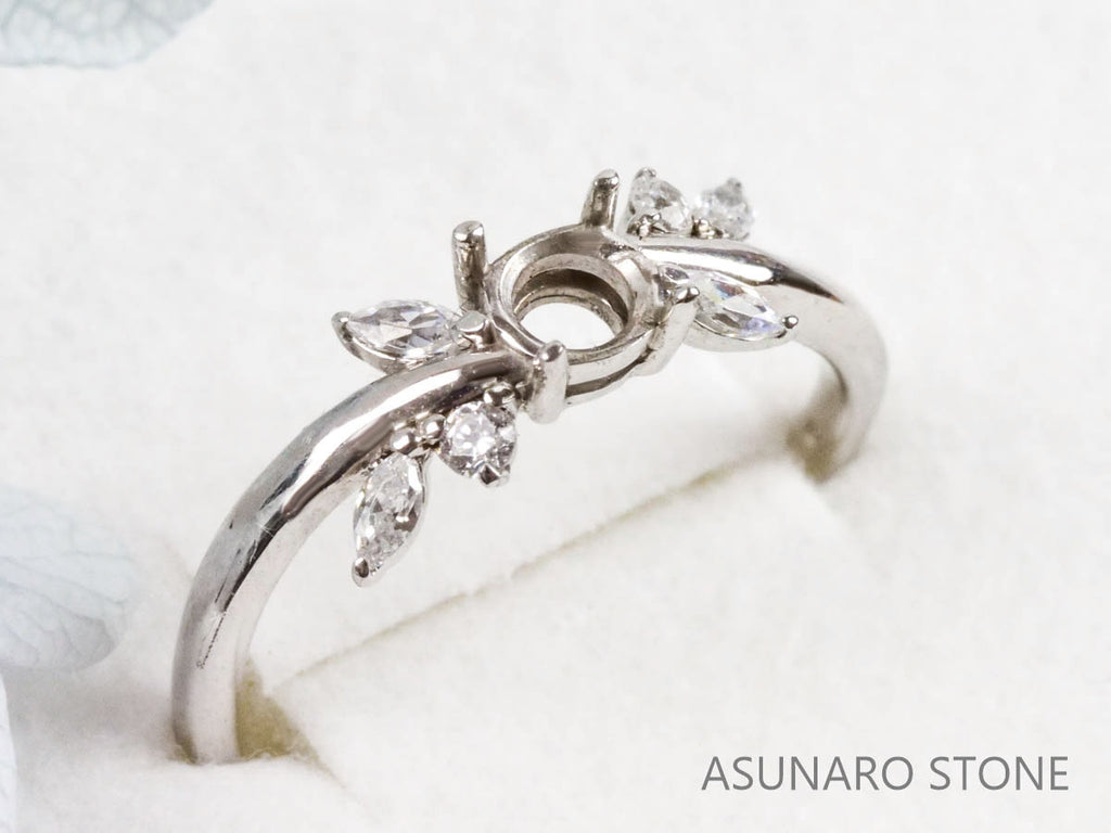 【お仕立て用】空枠番号：3369C　リング枠【オーダージュエリー用】