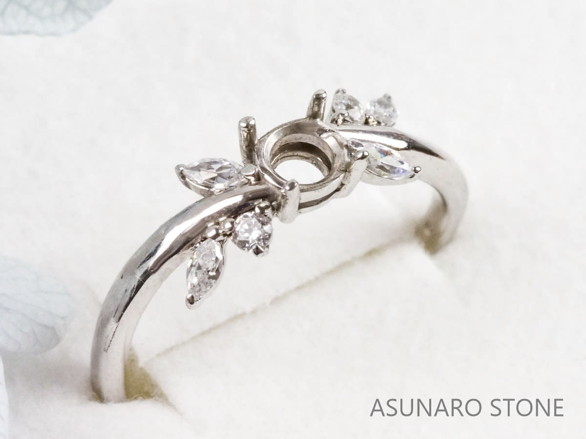 【お仕立て用】空枠番号：3369C　リング枠【オーダージュエリー用】