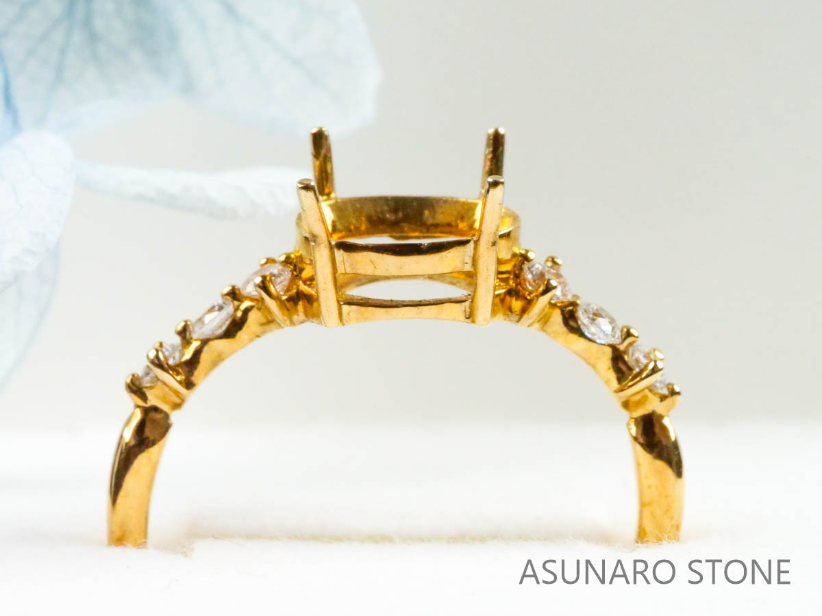 【お仕立て用】空枠番号：5567I　リング枠【オーダージュエリー用】