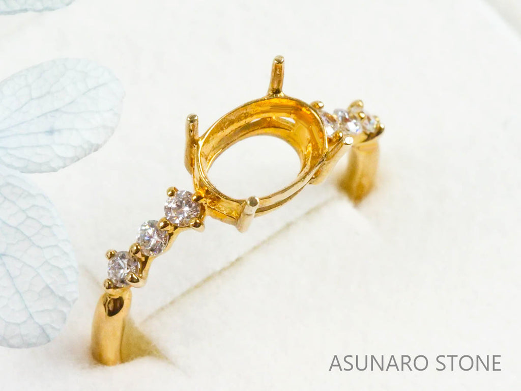 【お仕立て用】空枠番号：5567I　リング枠【オーダージュエリー用】