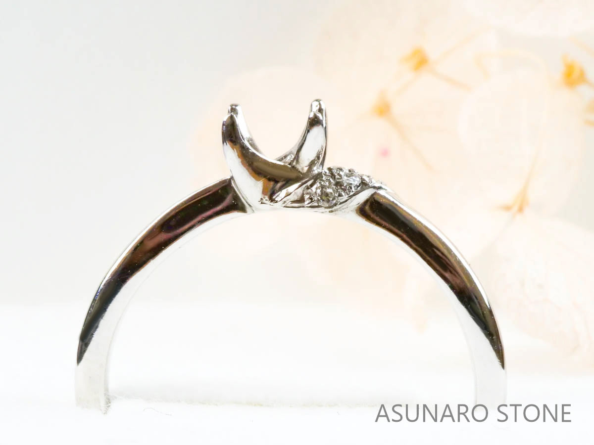 【お仕立て用】空枠番号：5447I　リング枠【オーダージュエリー用】