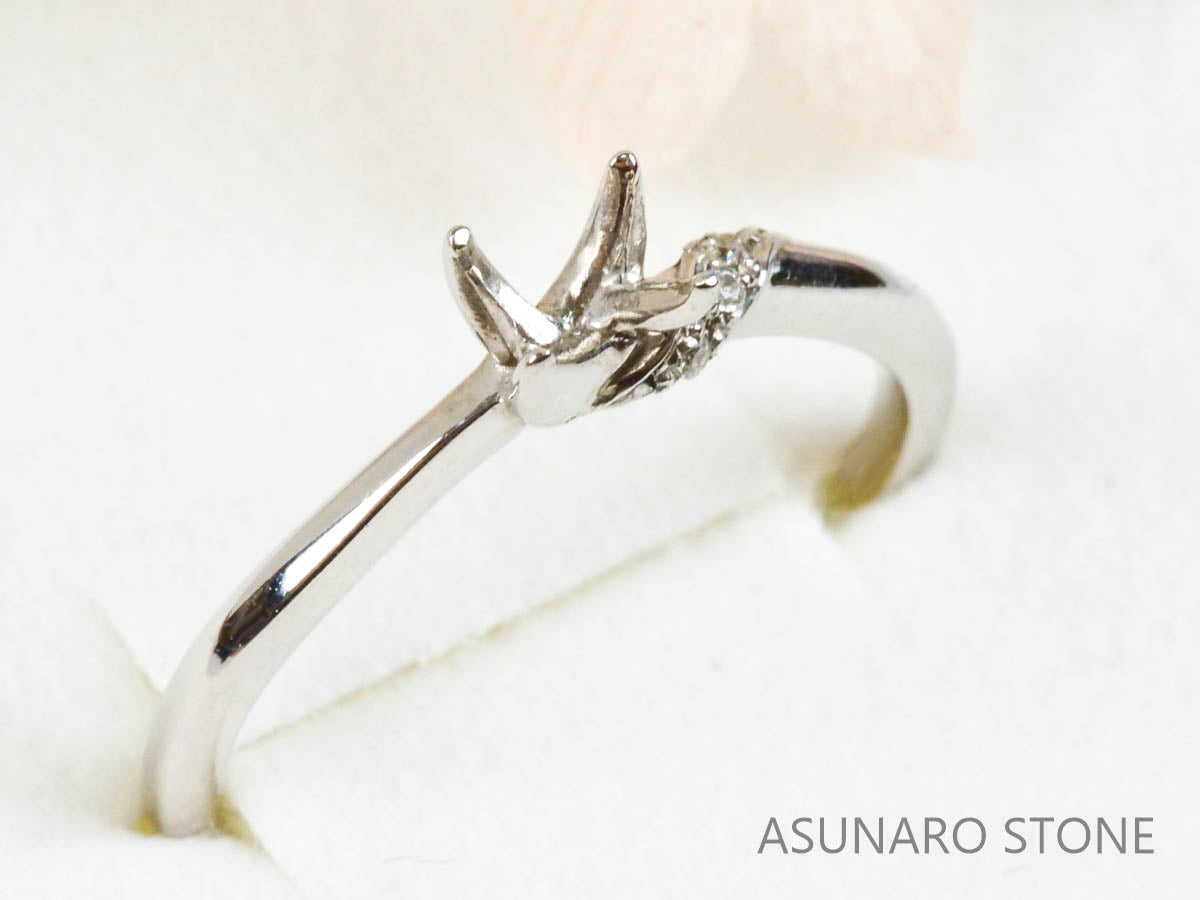 【お仕立て用】空枠番号：5447I　リング枠【オーダージュエリー用】