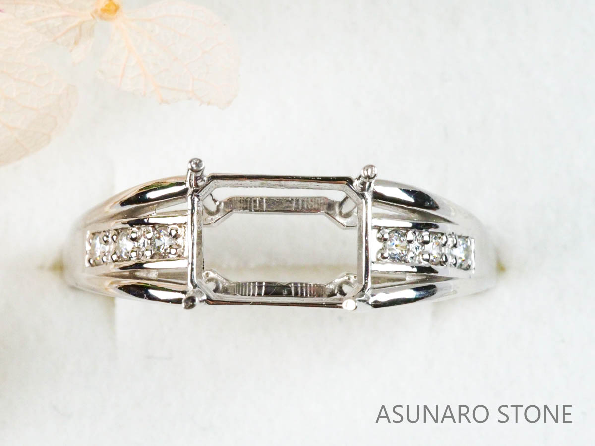 【お仕立て用】空枠番号：2783C　リング枠【オーダージュエリー用】