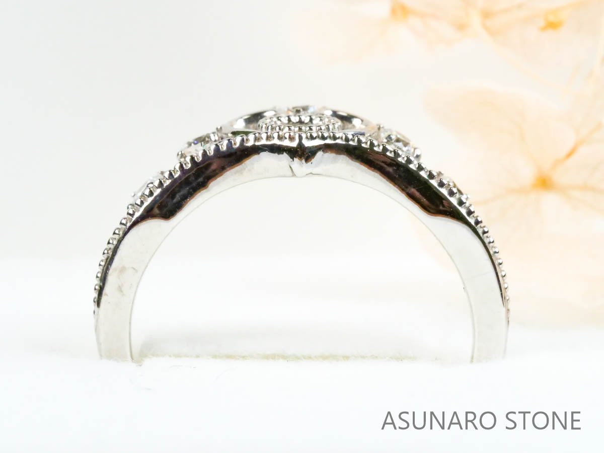 お仕立て用】空枠番号：2199C リング枠 ティアラ【オーダージュエリー