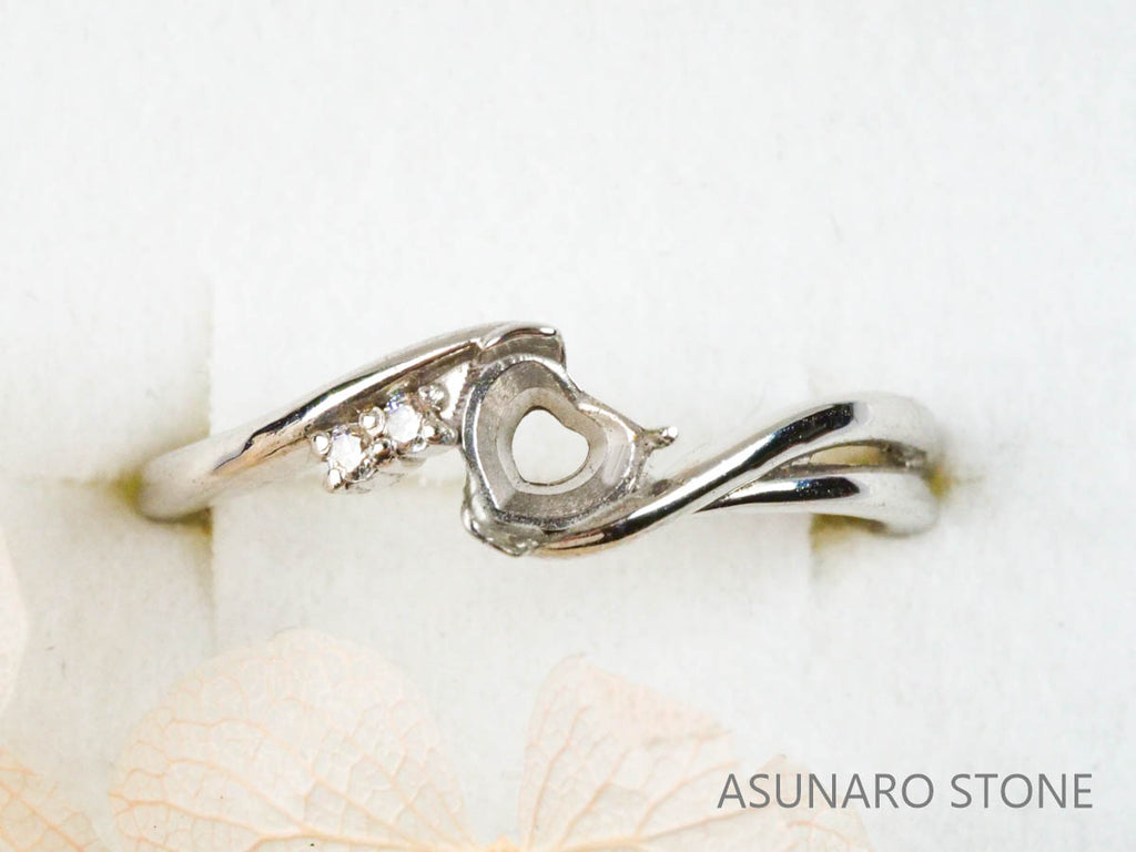 【お仕立て用】空枠番号：4135C　リング枠【オーダージュエリー用】