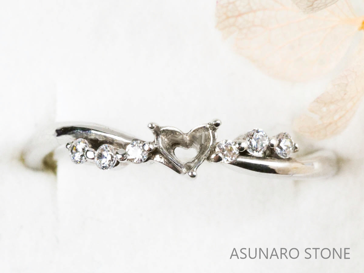 【お仕立て用】空枠番号：4067I　リング枠【オーダージュエリー用】