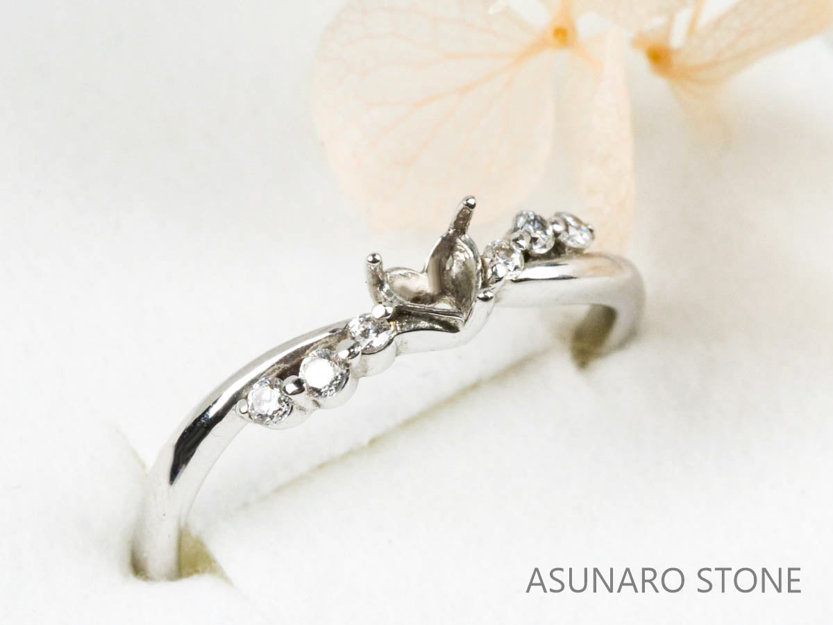 【お仕立て用】空枠番号：4067I　リング枠【オーダージュエリー用】