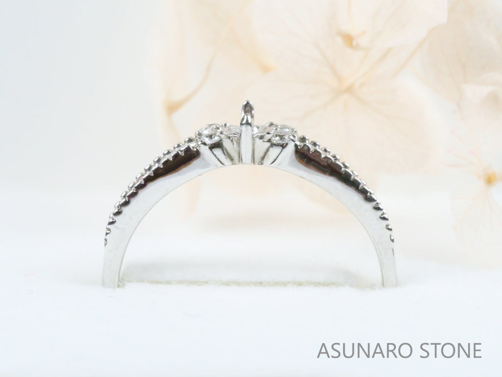 【お仕立て用】空枠番号：5362I　リング枠【オーダージュエリー用】