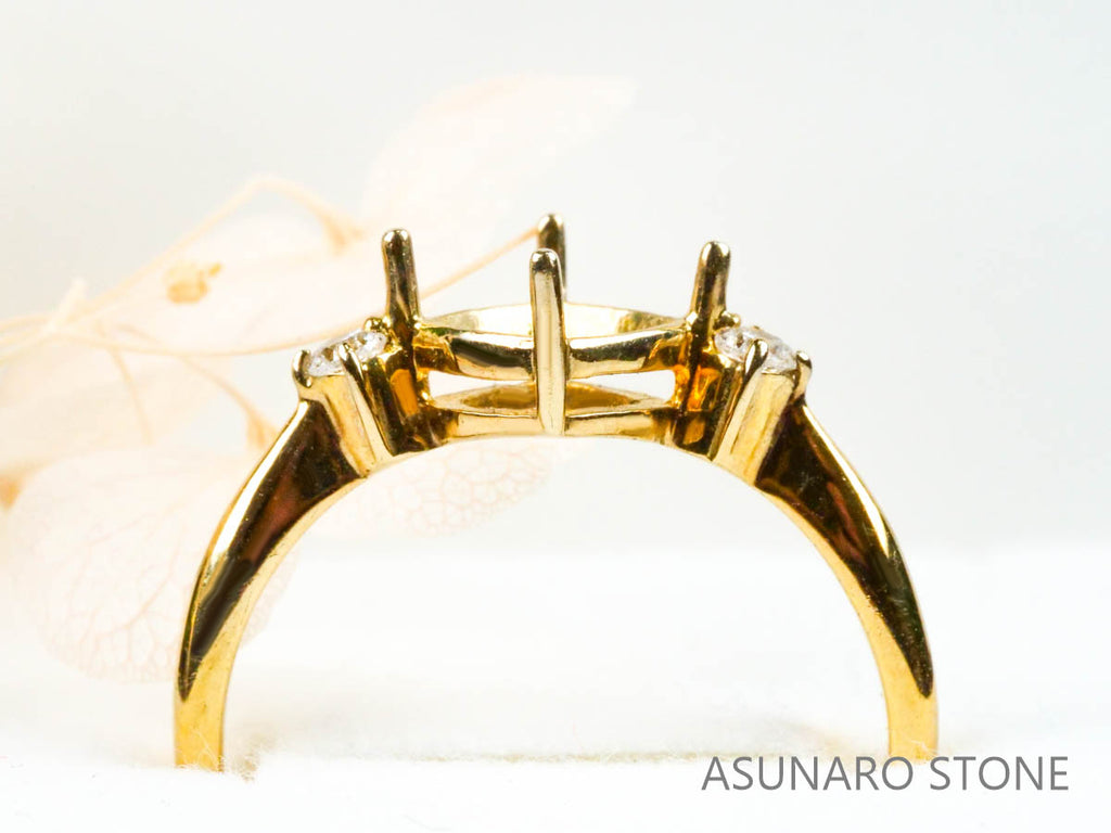 【お仕立て用】空枠番号：5487I　リング枠【オーダージュエリー用】