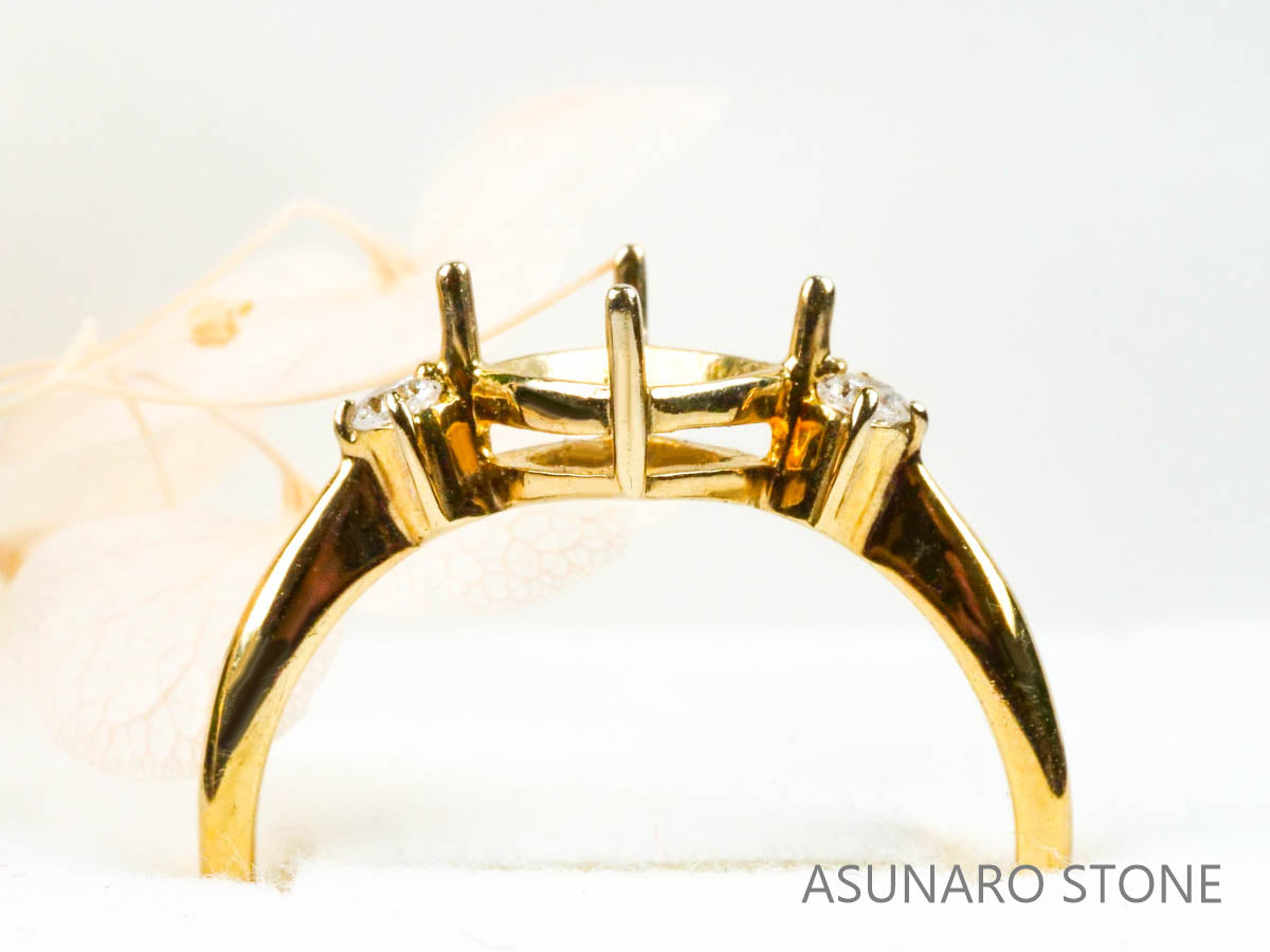 【お仕立て用】空枠番号：5487I　リング枠【オーダージュエリー用】