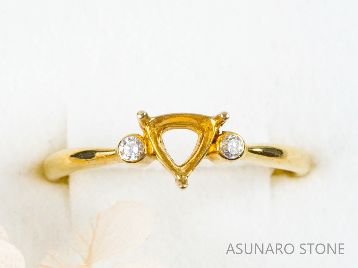 【お仕立て用】空枠番号：5489I　リング枠【オーダージュエリー用】