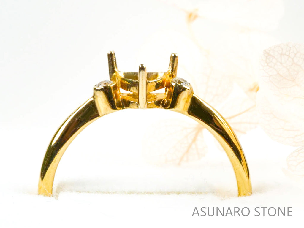 【お仕立て用】空枠番号：5489I　リング枠【オーダージュエリー用】