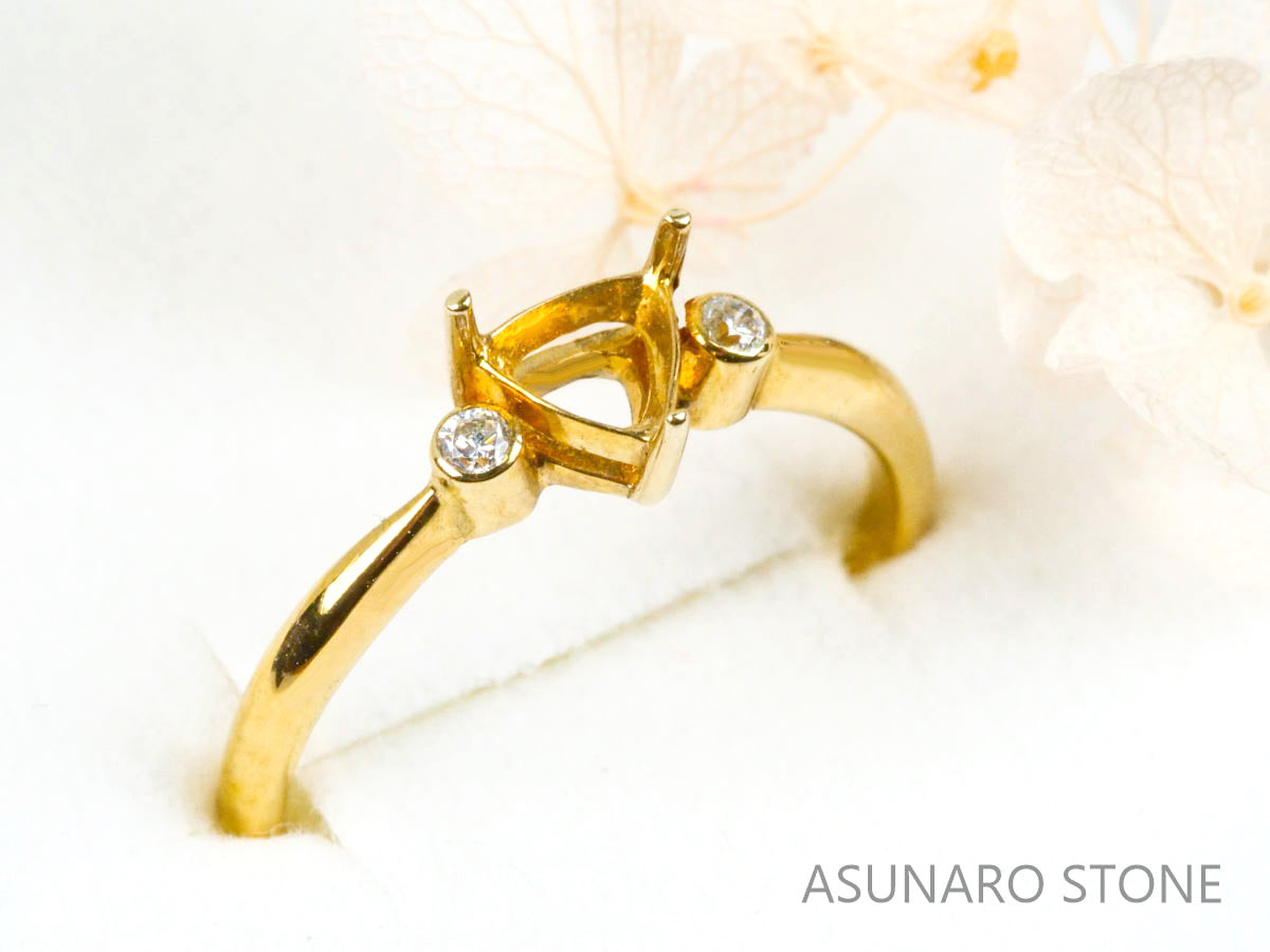 【お仕立て用】空枠番号：5489I　リング枠【オーダージュエリー用】