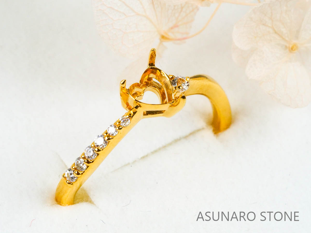 【お仕立て用】空枠番号：2279C　リング枠【オーダージュエリー用】