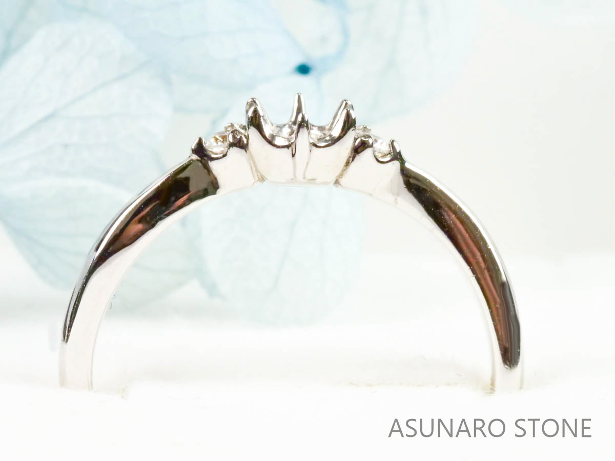 【お仕立て用】空枠番号：5445I　リング枠【オーダージュエリー用】