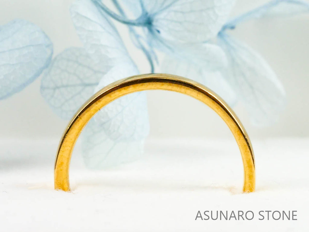 【お仕立て用】空枠番号：2941C　約2.3mm幅　鏡面　リング枠　ダイヤなし【オーダージュエリー用】