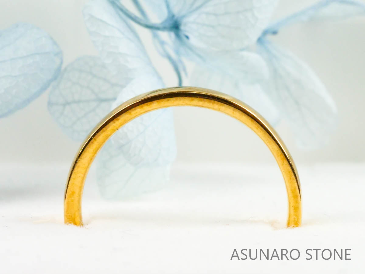 【お仕立て用】空枠番号：2941C　約2.3mm幅　鏡面　リング枠　ダイヤなし【オーダージュエリー用】