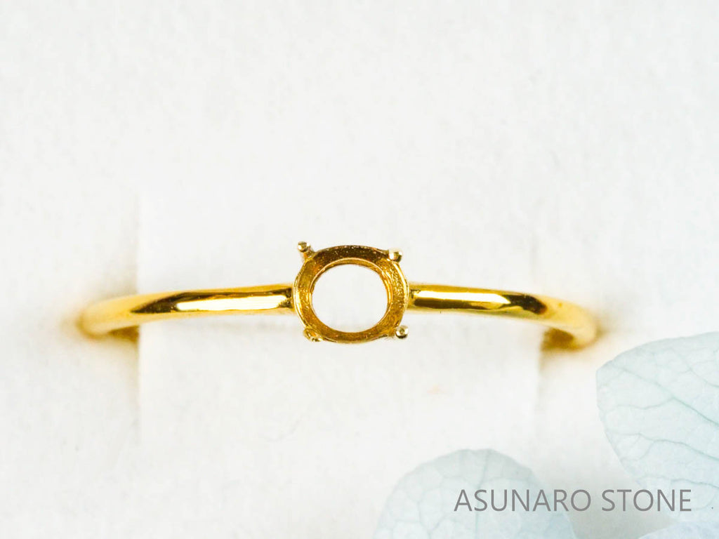 【お仕立て用】空枠番号：S28A　約1.1mm幅　リング枠　ダイヤなし【オーダージュエリー用】