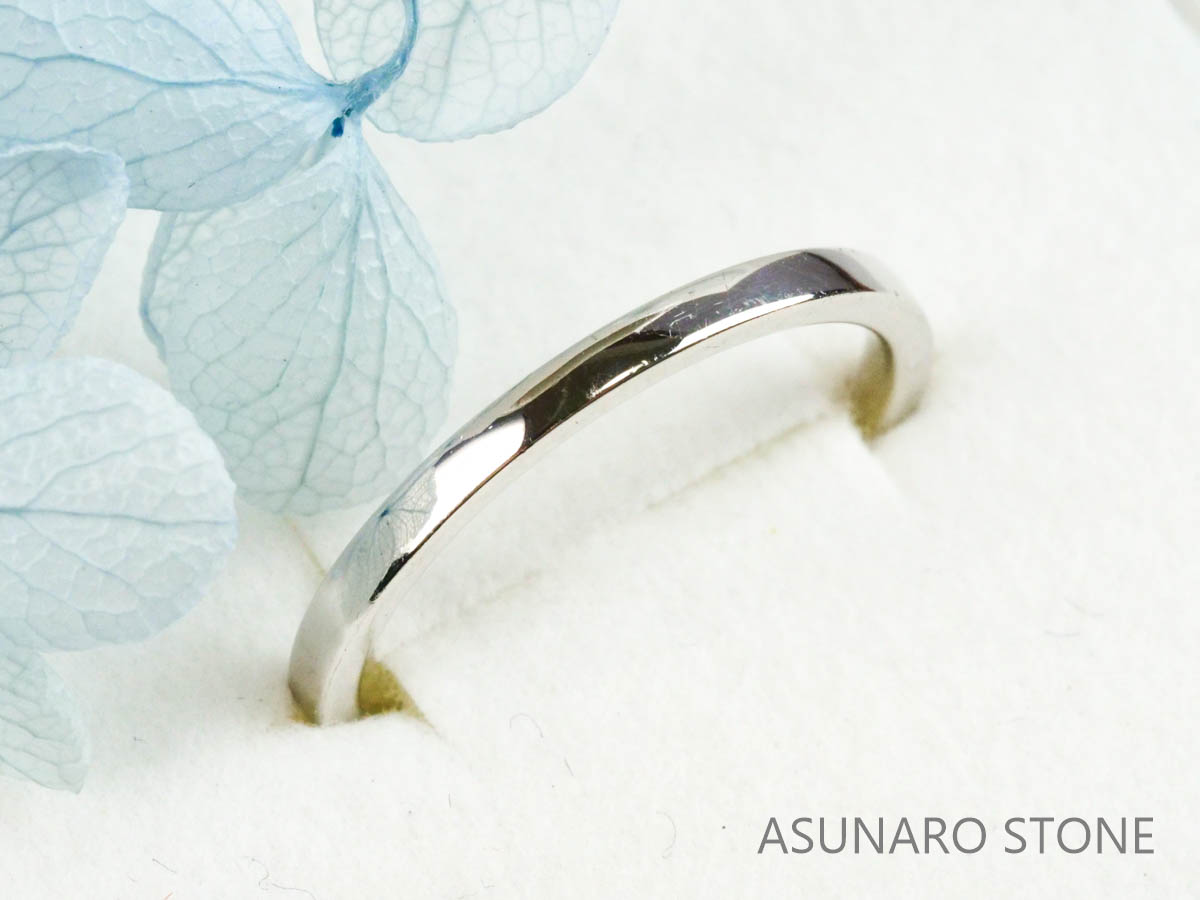 【お仕立て用】空枠番号：S31A　約1.7mm幅　リング枠　ダイヤなし【オーダージュエリー用】