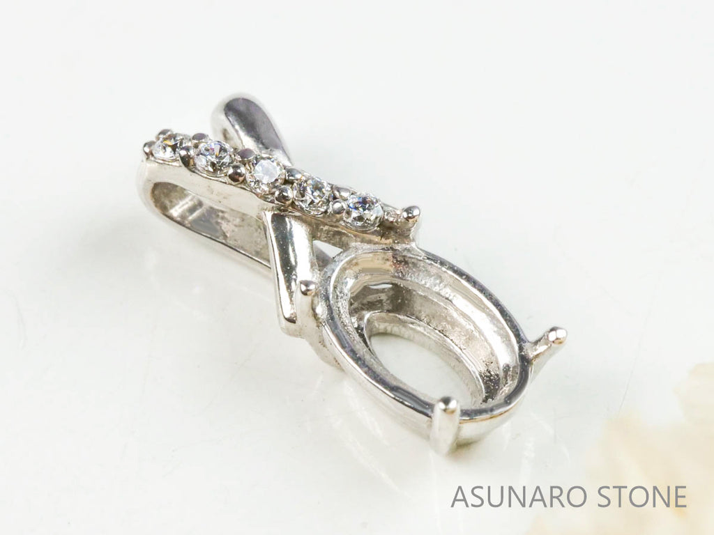 【お仕立て用】空枠番号：4698C　ペンダントトップ枠【オーダージュエリー用】