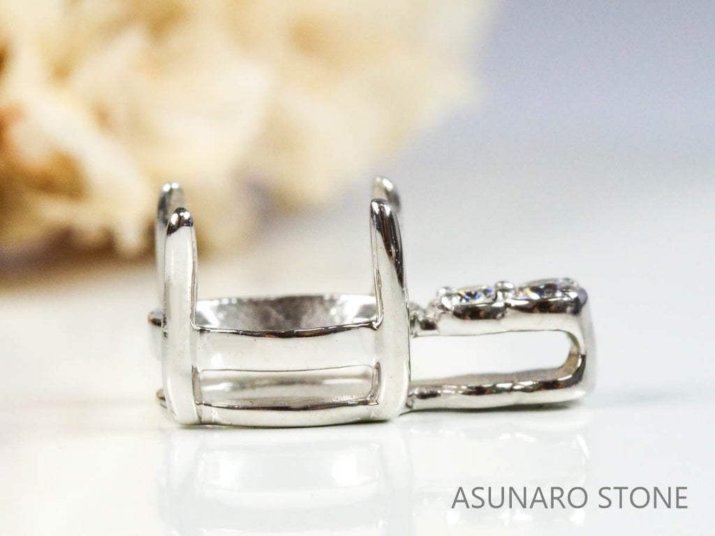 【お仕立て用】空枠番号：4250C　ペンダントトップ枠【オーダージュエリー用】