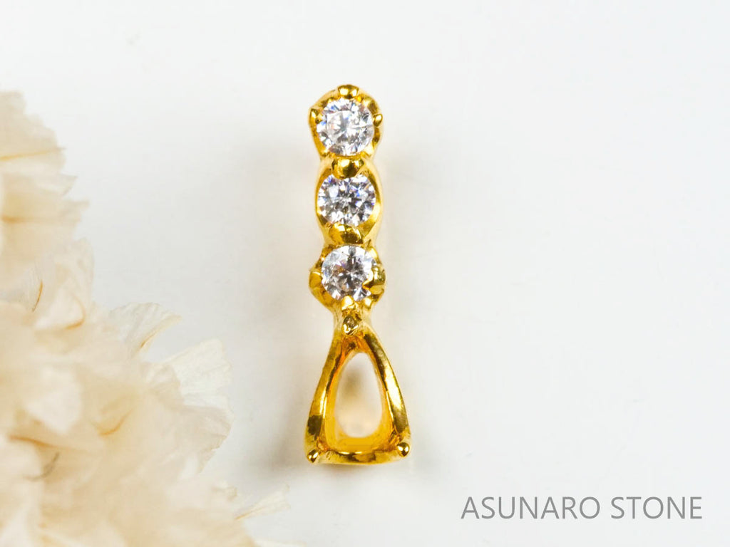 【お仕立て用】空枠番号：4957I　ペンダントトップ枠【オーダージュエリー用】