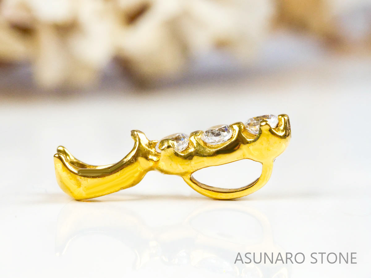 【お仕立て用】空枠番号：4957I　ペンダントトップ枠【オーダージュエリー用】