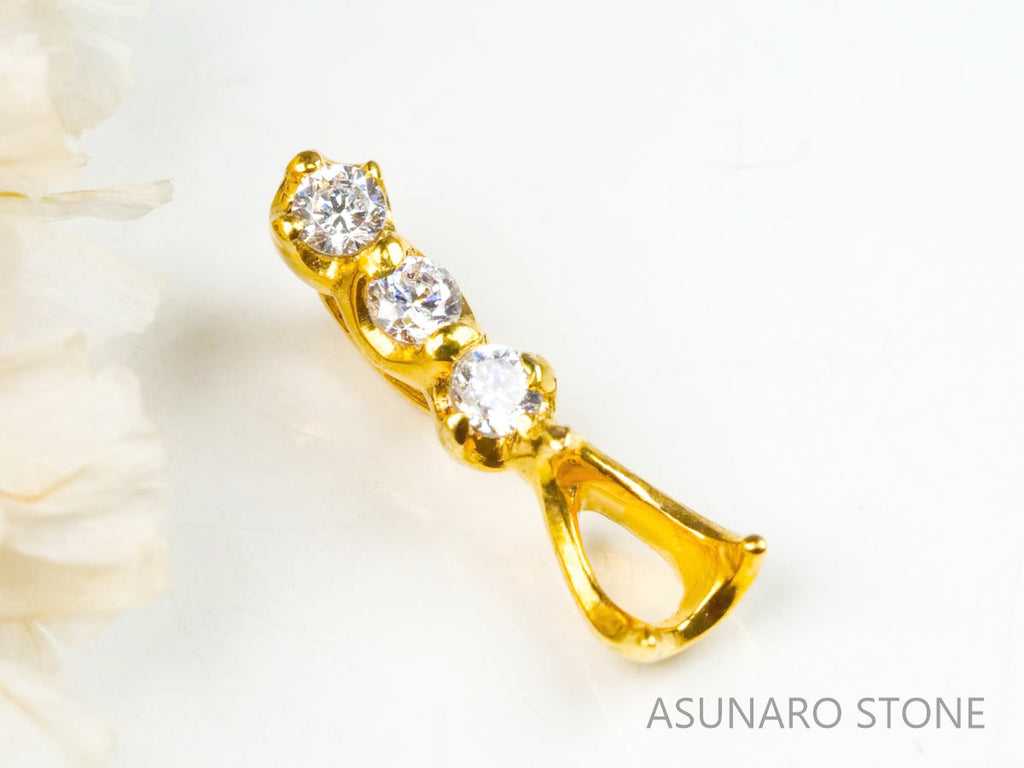 【お仕立て用】空枠番号：4957I　ペンダントトップ枠【オーダージュエリー用】