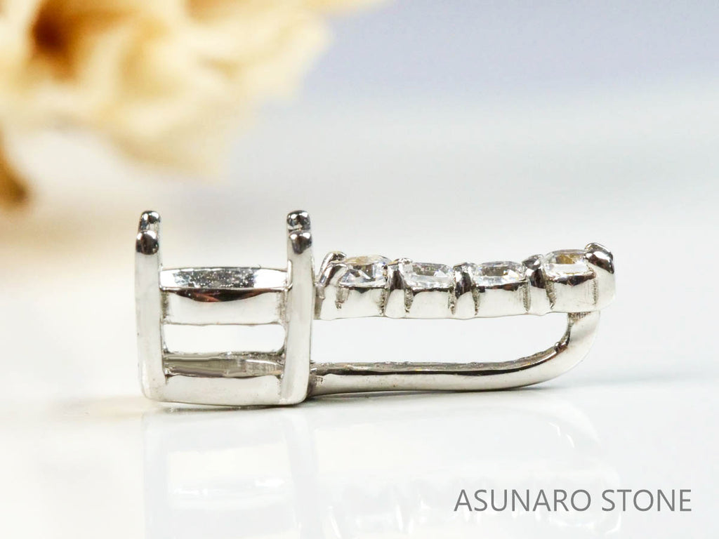 【お仕立て用】空枠番号：4637C　ペンダントトップ枠【オーダージュエリー用】