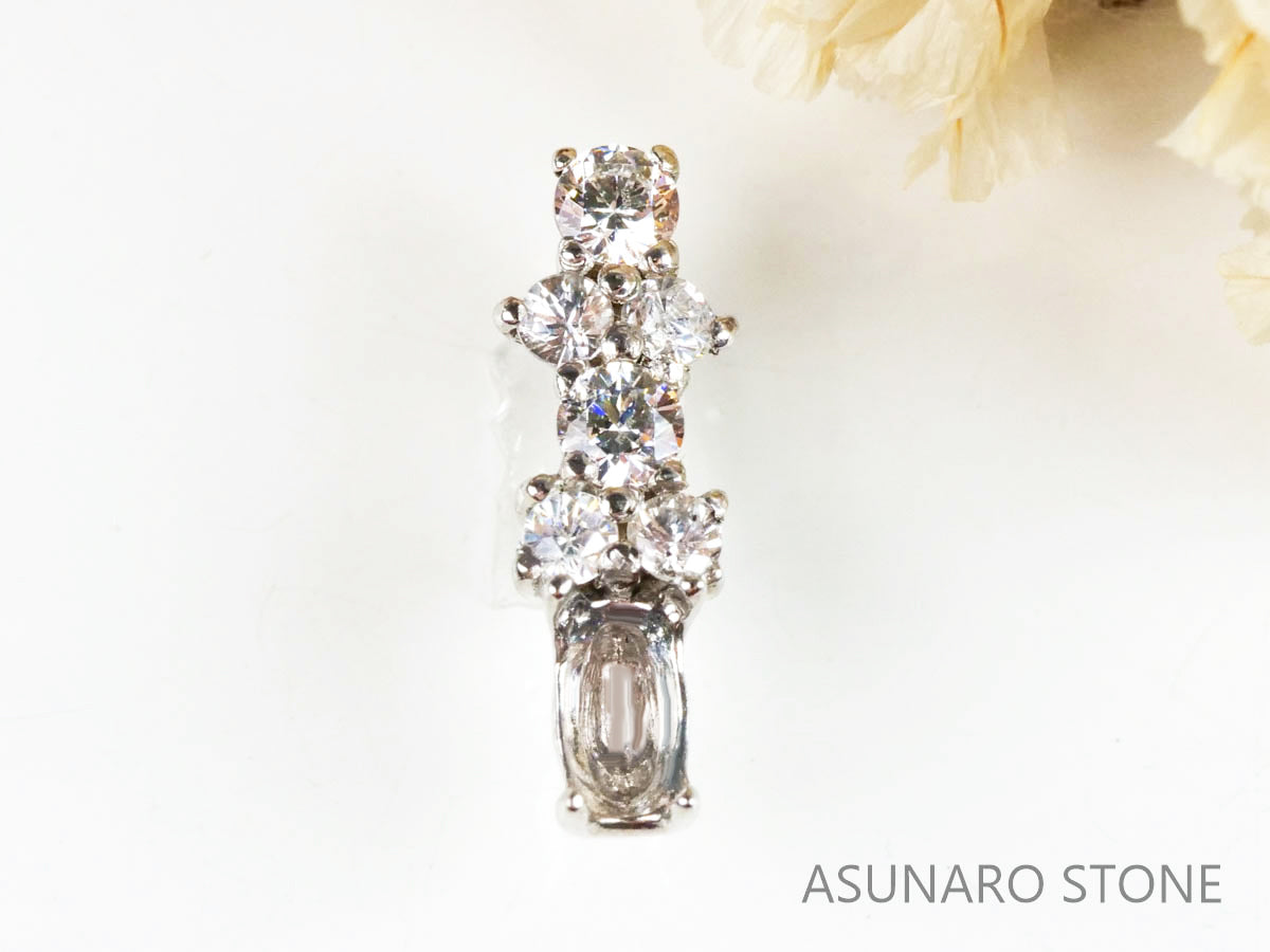 【お仕立て用】空枠番号：5168I　ペンダントトップ枠【オーダージュエリー用】