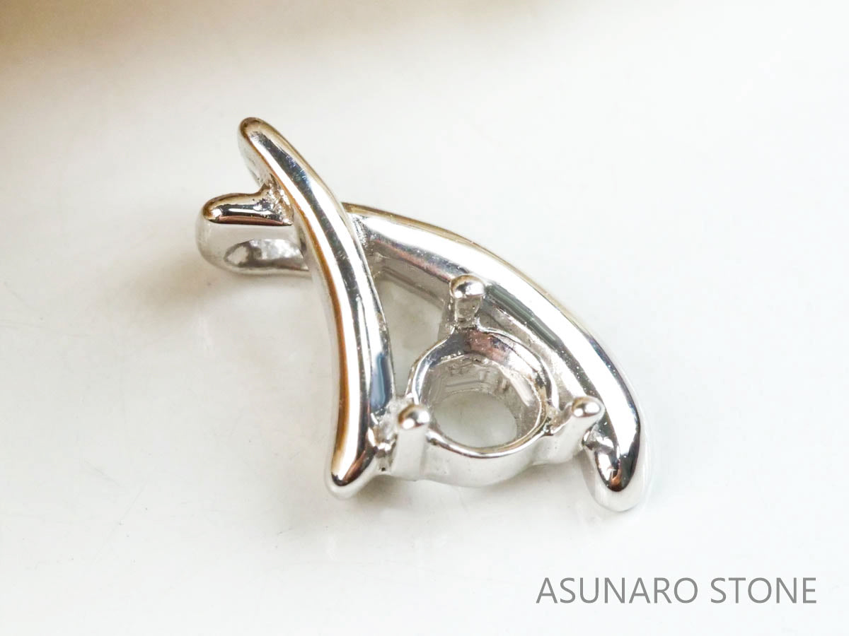 お仕立て用】空枠番号：4833I ペンダントトップ枠【オーダージュエリー