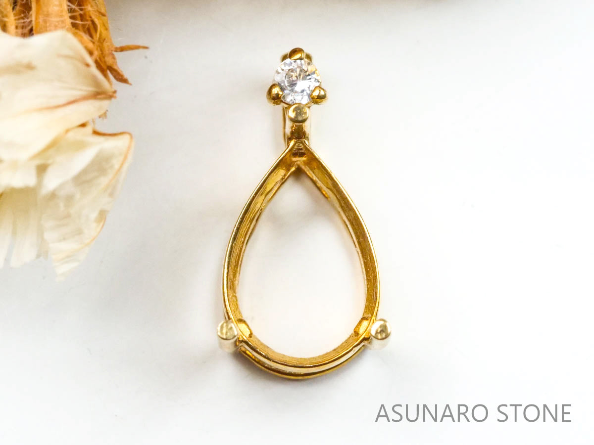 【お仕立て用】空枠番号：4552C　ペンダントトップ枠【オーダージュエリー用】