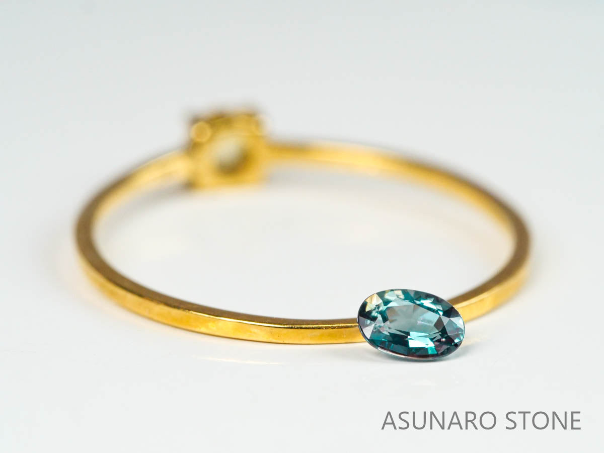 アレキサンドライト　オーバルカット　 ブラジル産　0.17ct【221026-1229】