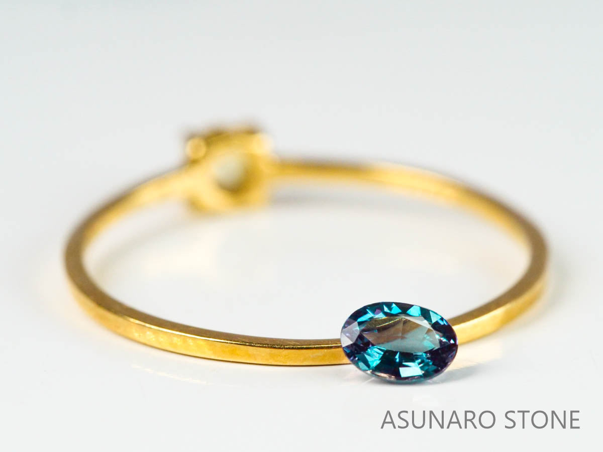 アレキサンドライト　オーバルカット　 ブラジル産　0.18ct【221026-1234】