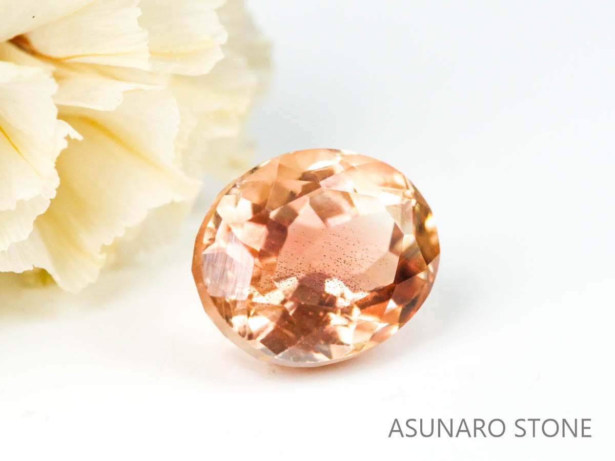 オレゴンサンストーン オーバルカット アメリカ産 1.79ct