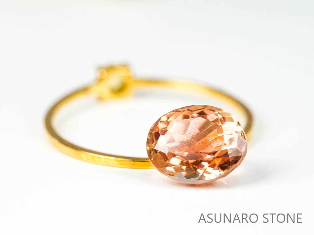 オレゴンサンストーン オーバルカット アメリカ産 1.79ct【221130-1237】