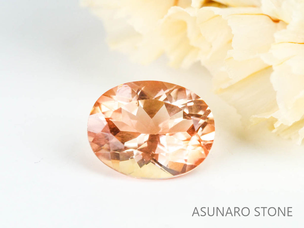 オレゴンサンストーン オーバルカット アメリカ産 1.65ct【221130-1239】