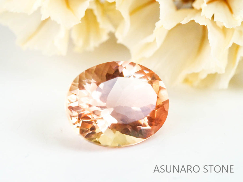 オレゴンサンストーン オーバルカット アメリカ産 1.65ct【221130-1239】