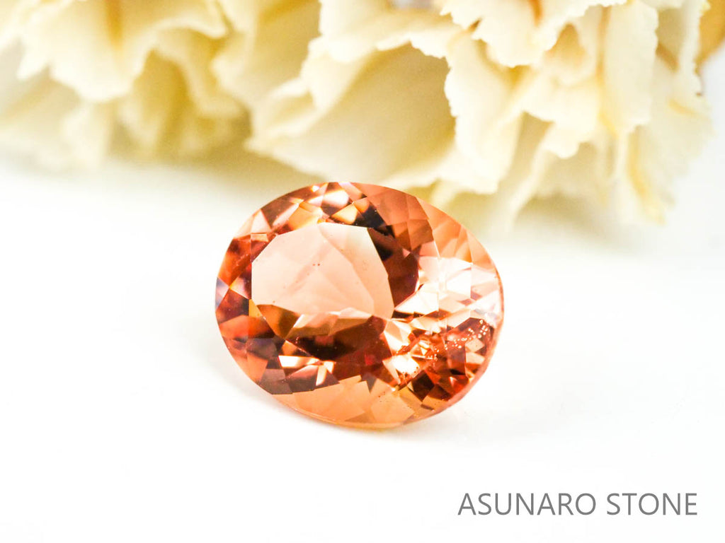 オレゴンサンストーン オーバルカット アメリカ産 1.68ct【221130-1240】