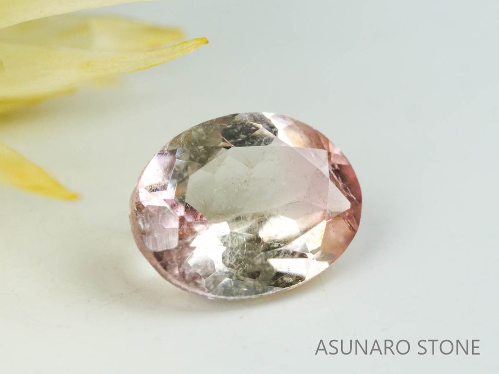 バイカラートルマリン　オーバルカット　ブラジル産　　1.39ct【221214-1243】